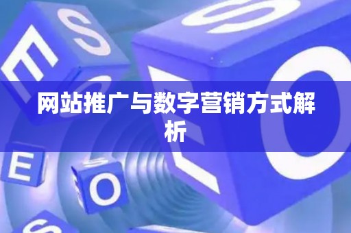 网站推广与数字营销方式解析